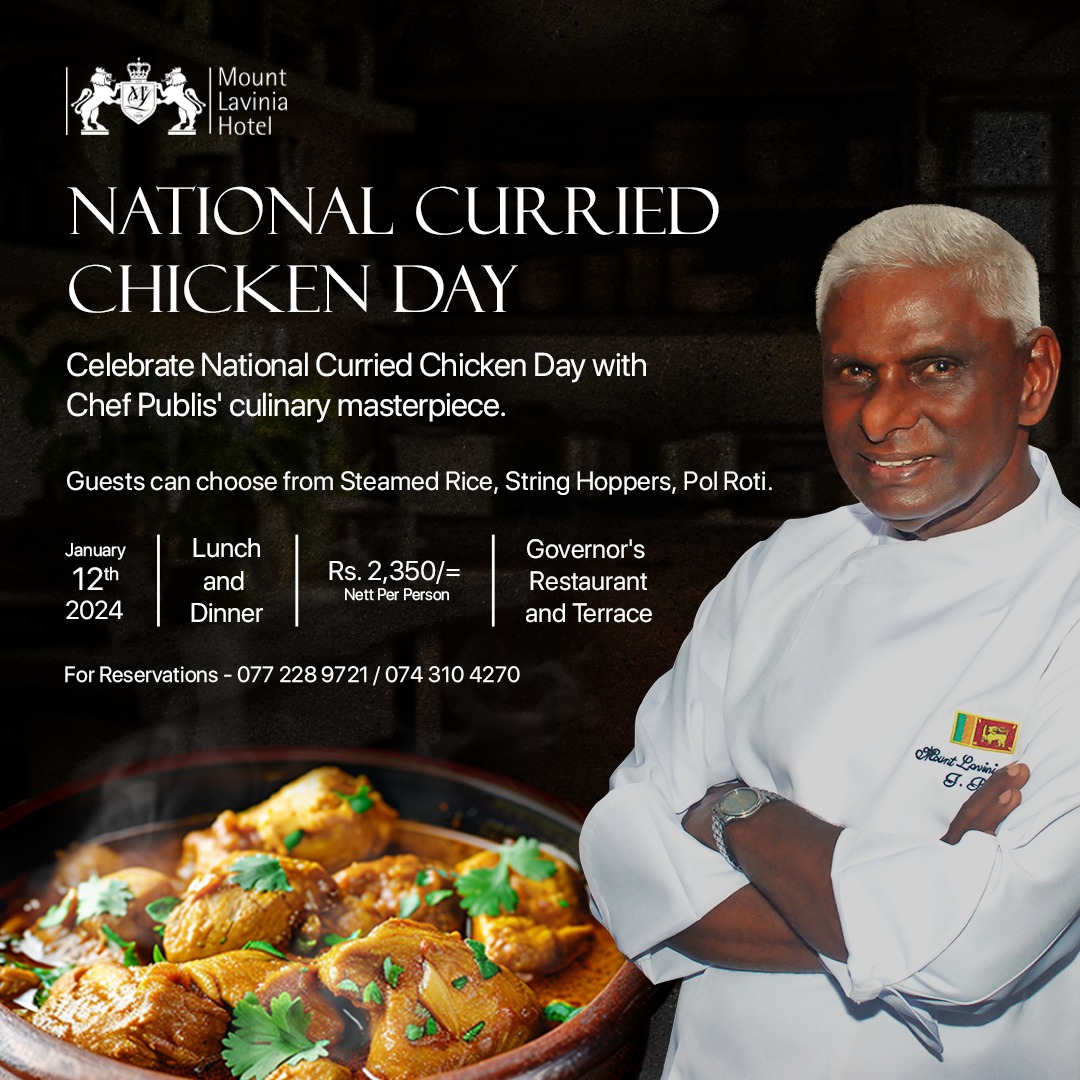 A New Chicken Curry by Chef Publis as MLH Celebrates National Curried